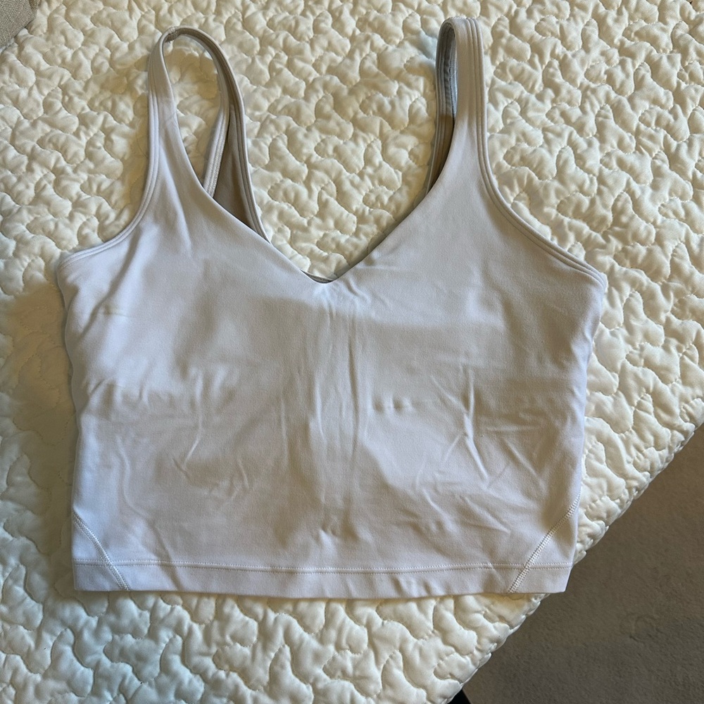 White Lululemon Align tank